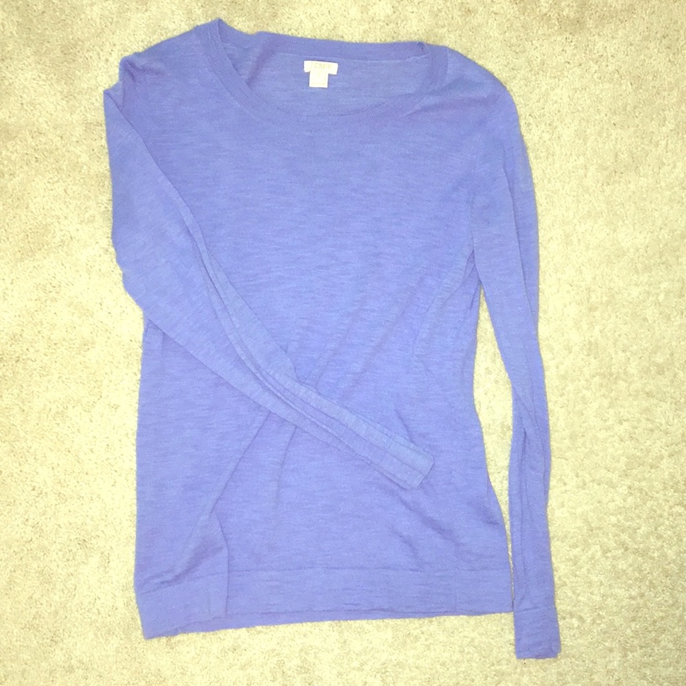 Light blue J Crew sweater